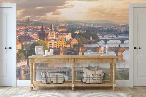 Praga: Urok Vltawy i Mostów w Duskowej Scenerii
