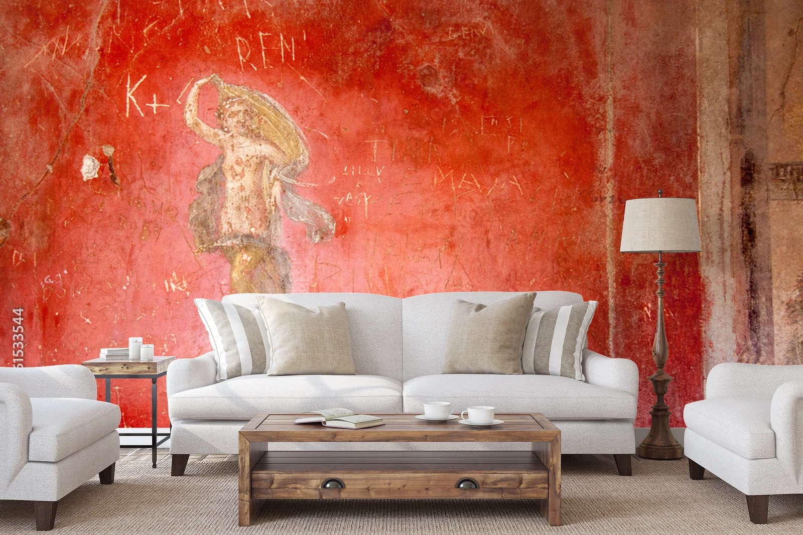 Fresco z Pompejów: Sztuka i historia w harmonii