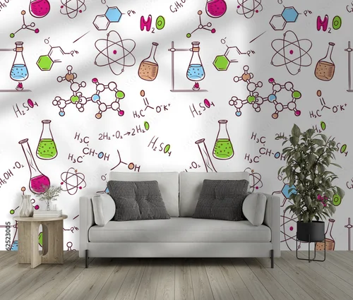 Kreatywne chemiczne aranżacje w białych tonacjach