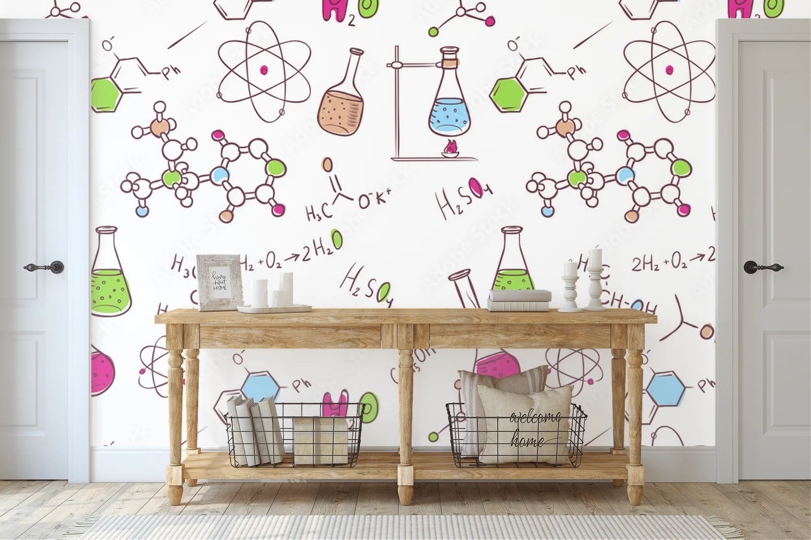 Kreatywne chemiczne aranżacje w białych tonacjach