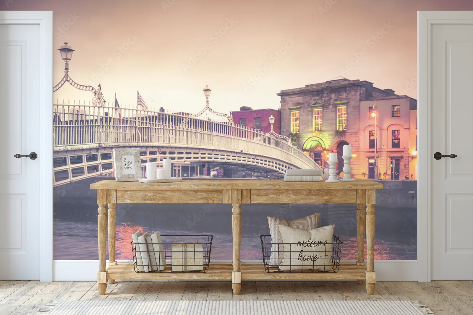 Złote chwile na historycznym Ha'penny Bridge