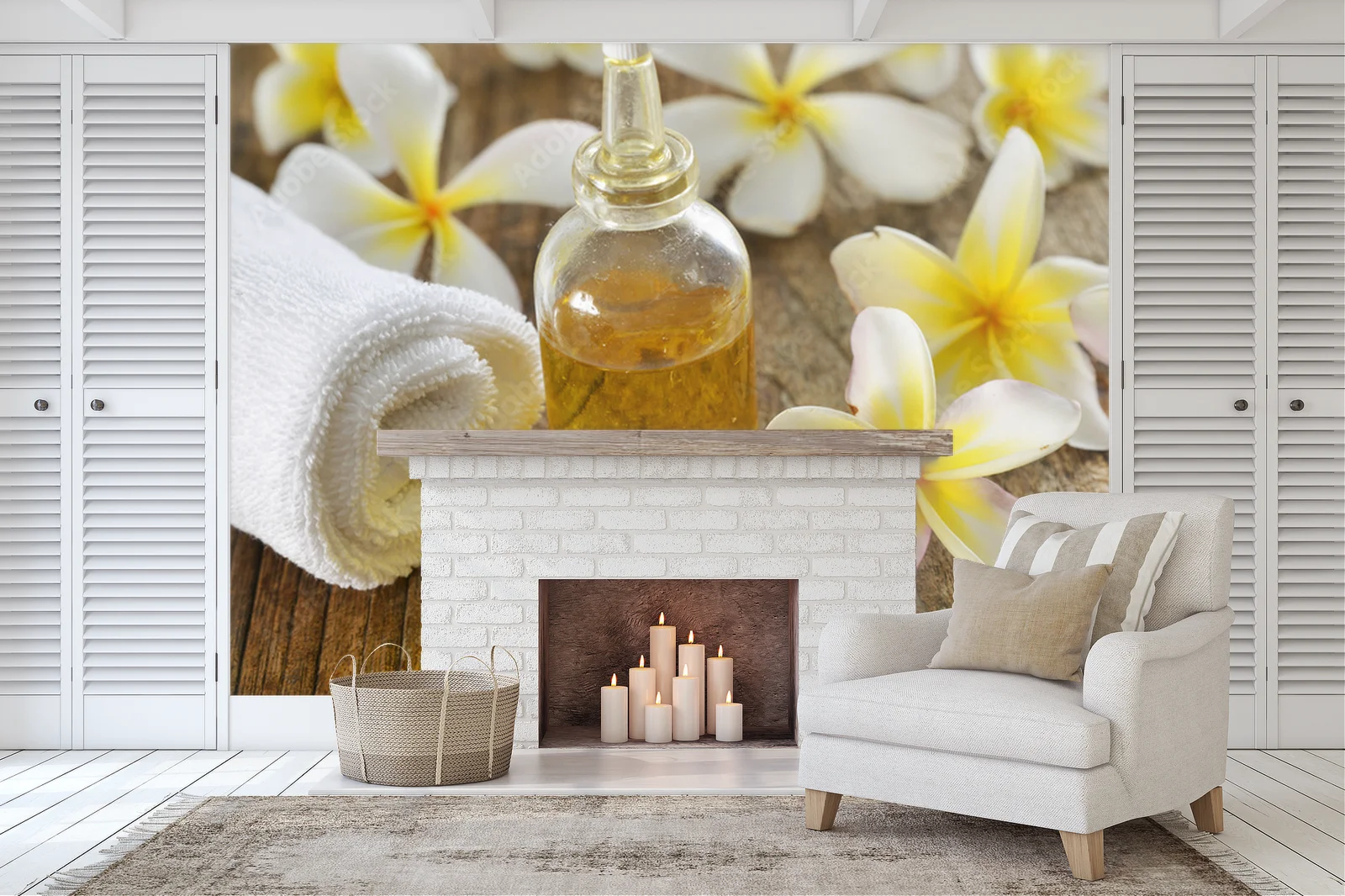 Tropikalna harmonia – frangipani w pastelowej scenerii