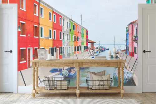 Kolorowe domy Burano: magiczny włoski krajobraz