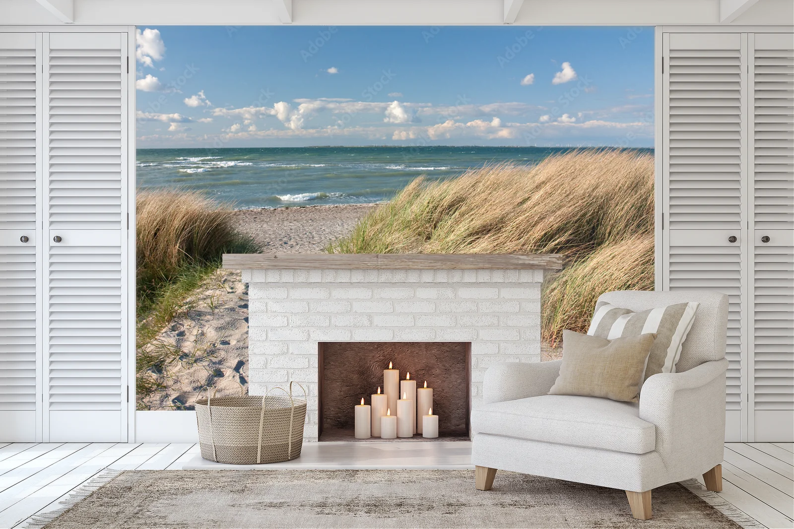 Błękitne Ścieżki Przez Duńskie Dune w Heiligenhafen