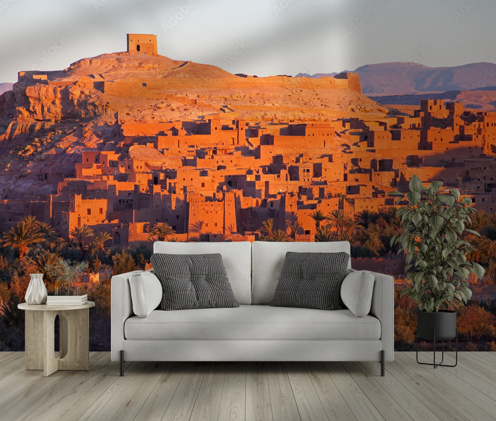 Magiczne światło Ksar Ait-Ben-Haddou o świcie