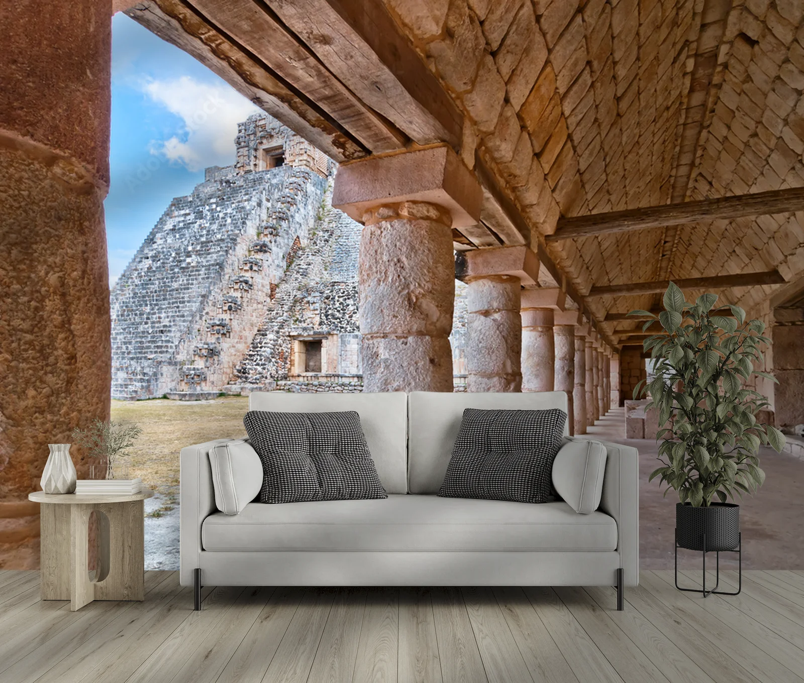 Urok starożytnego miasta Uxmal w Yucatánie