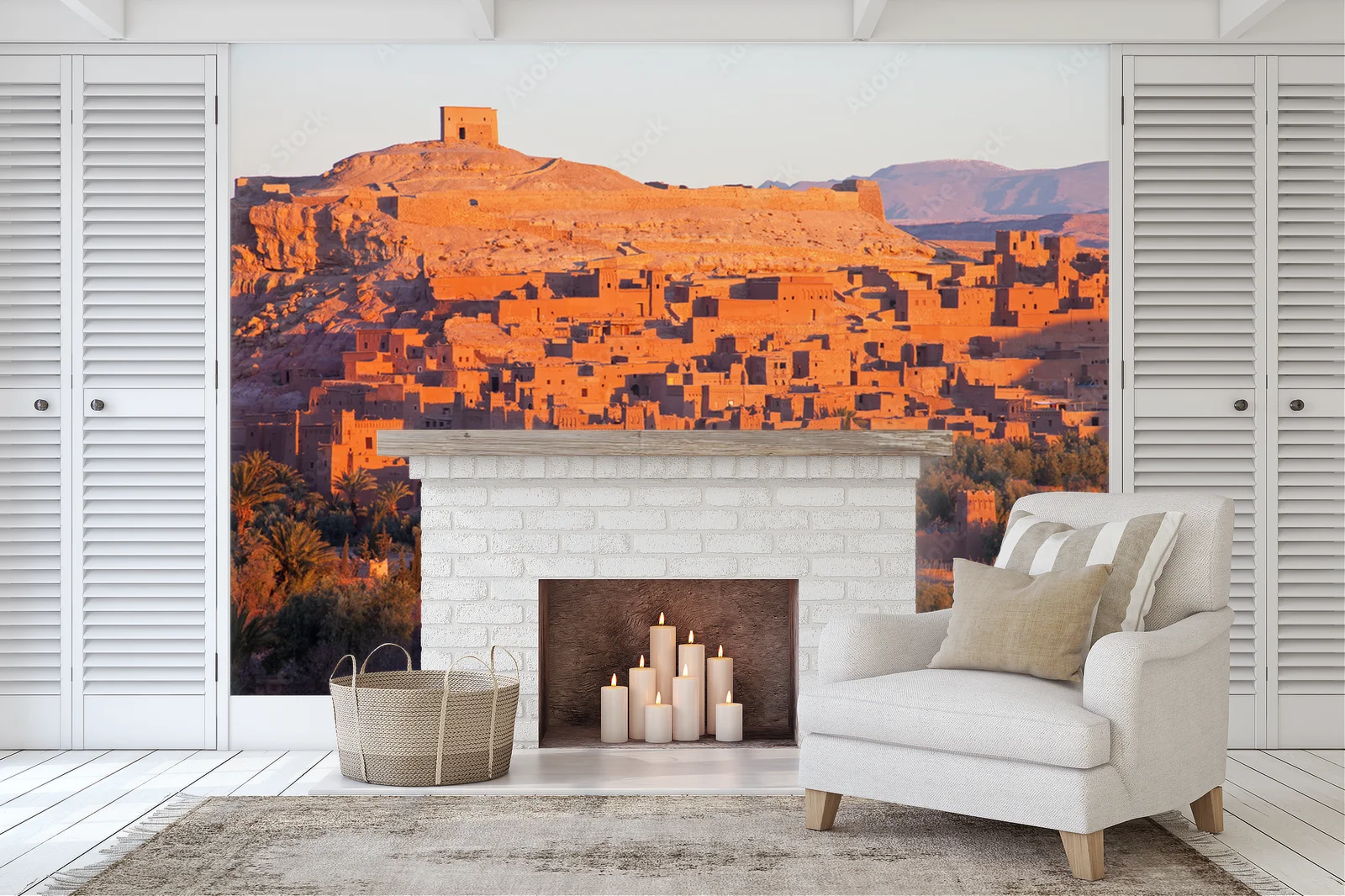 Magiczne światło Ksar Ait-Ben-Haddou o świcie