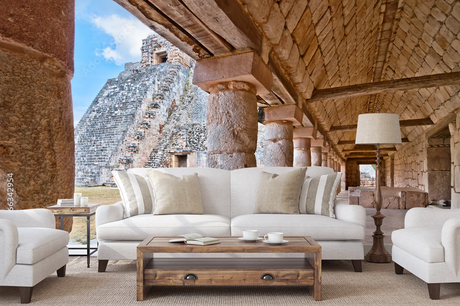 Urok starożytnego miasta Uxmal w Yucatánie