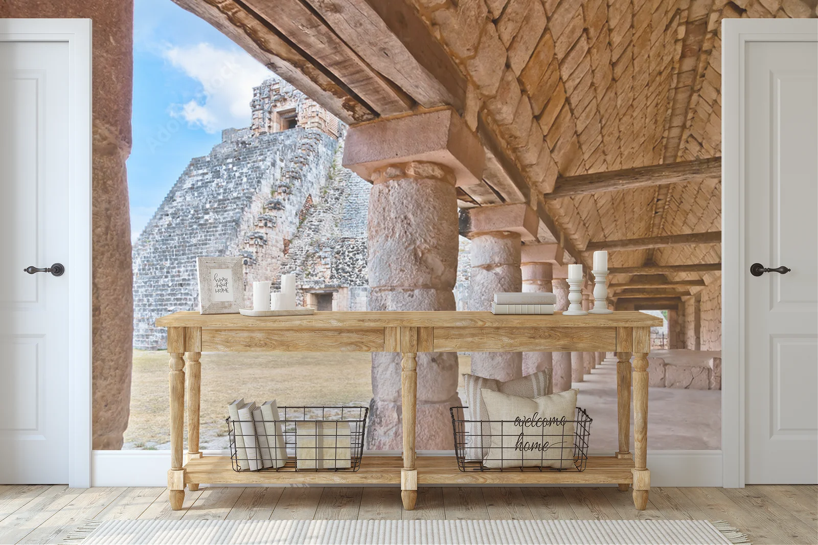 Urok starożytnego miasta Uxmal w Yucatánie