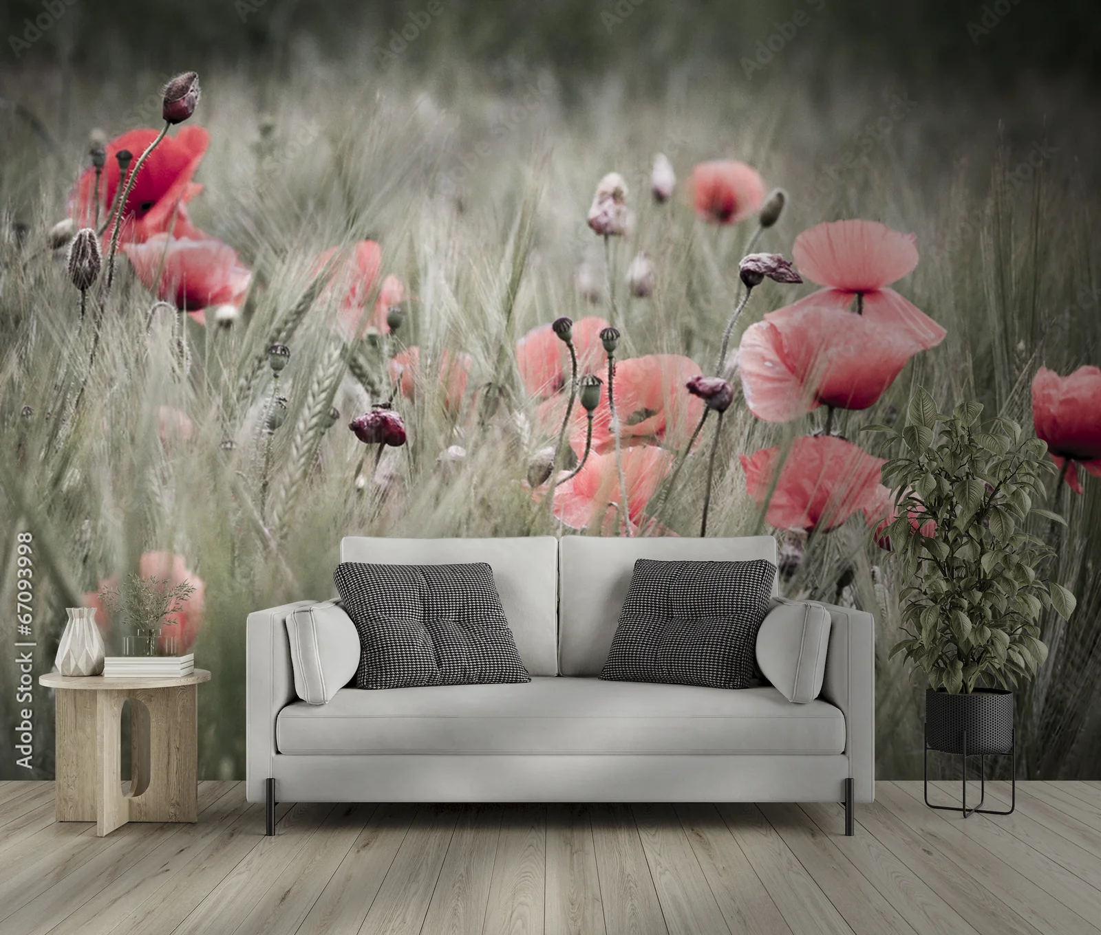 Poppy w nasyconych odcieniach natury