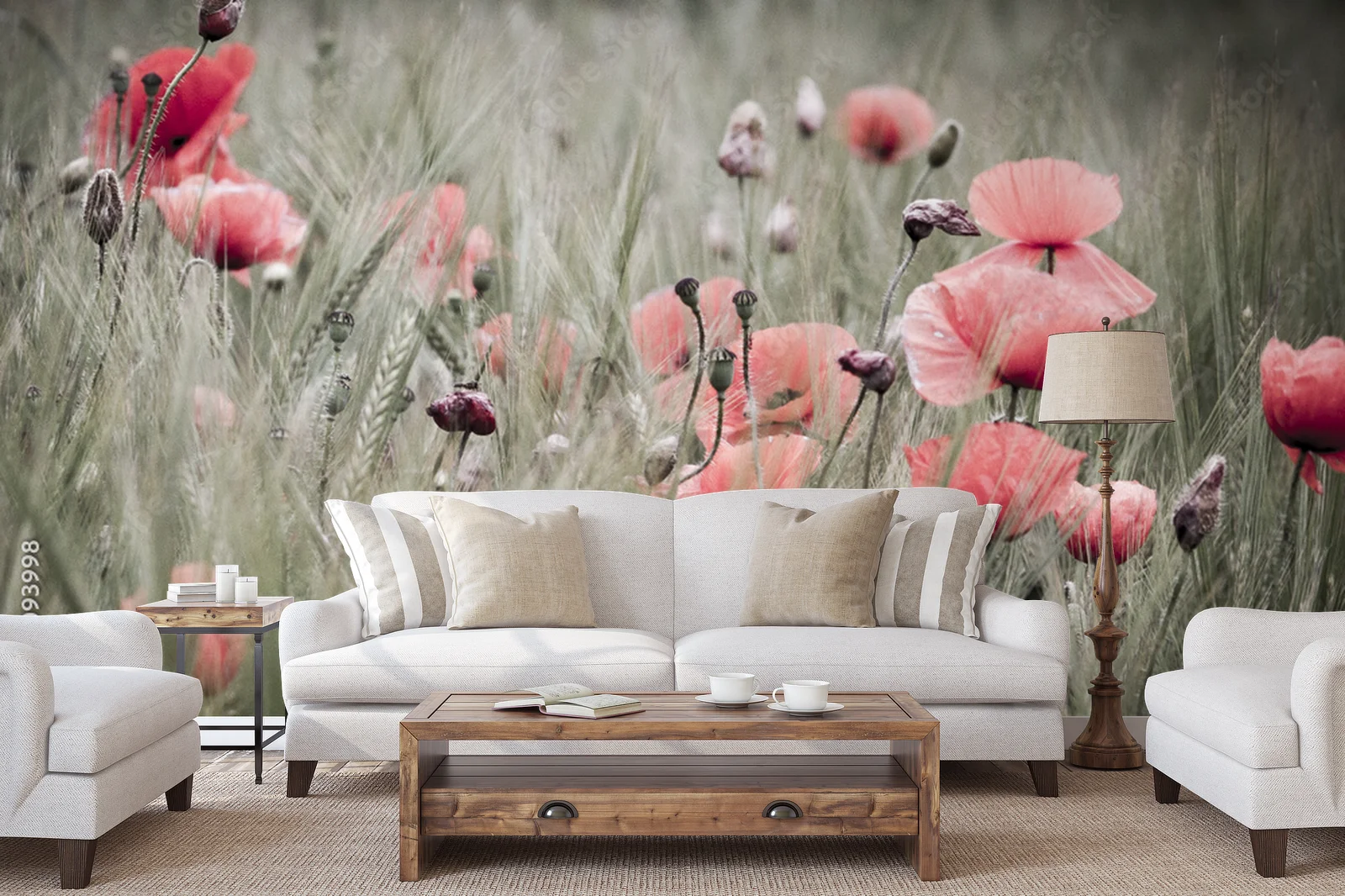 Poppy w nasyconych odcieniach natury
