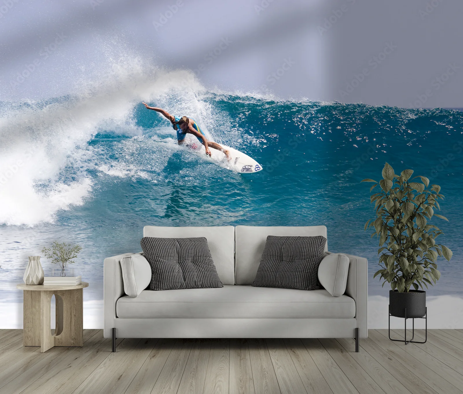 Rajski surfing na Malediwach w niebiańskich barwach