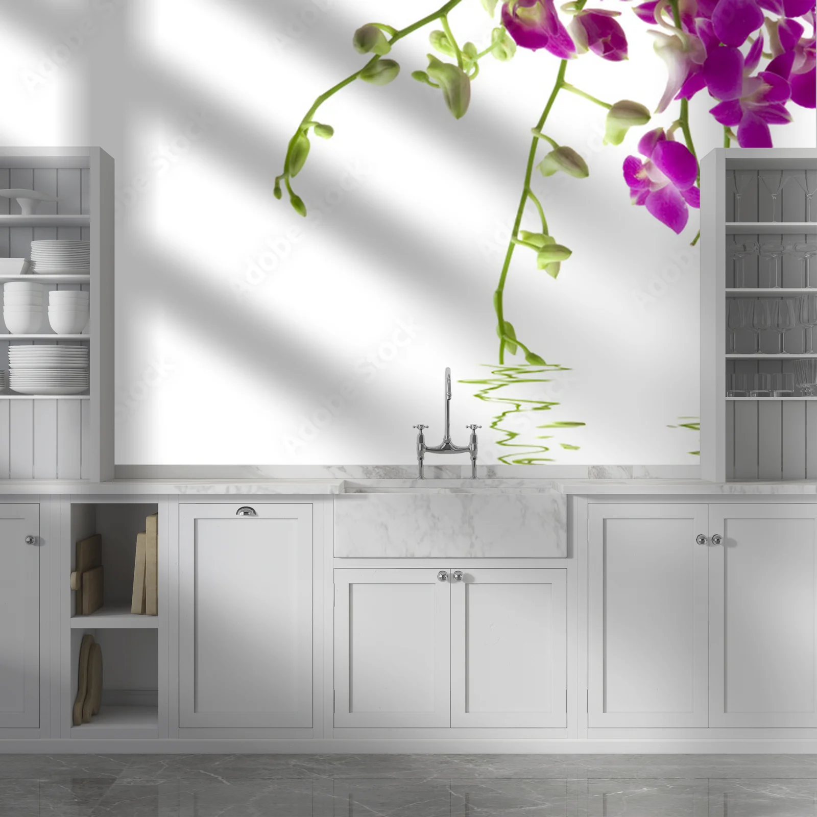 Eleganckie Orchidee w Baśniowej Bieli
