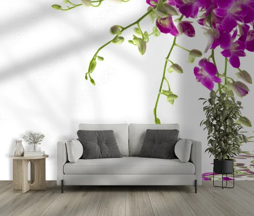 Eleganckie Orchidee w Baśniowej Bieli