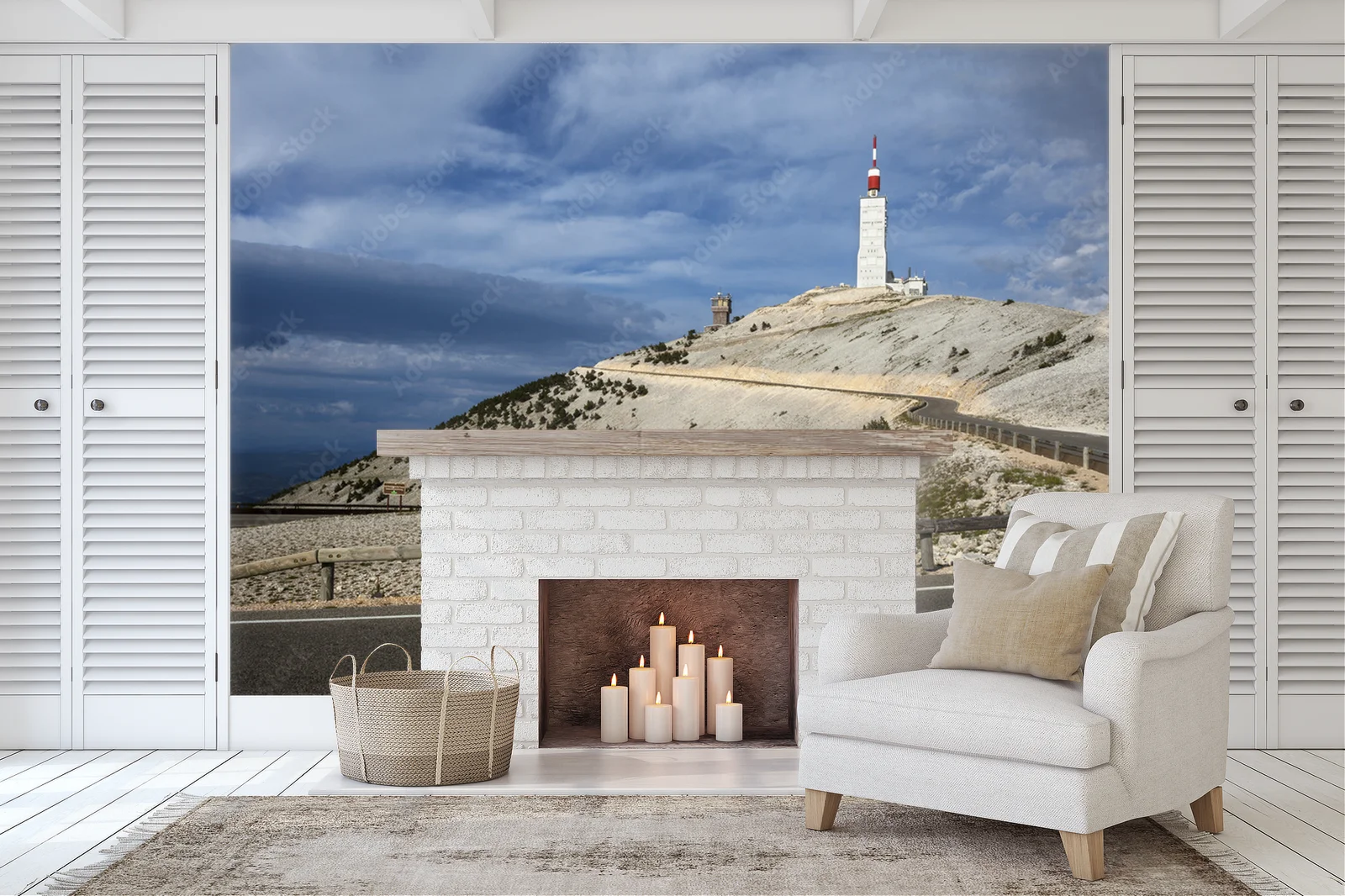 Malownicze pejzaże Mount Ventoux w różnorodnych tonach