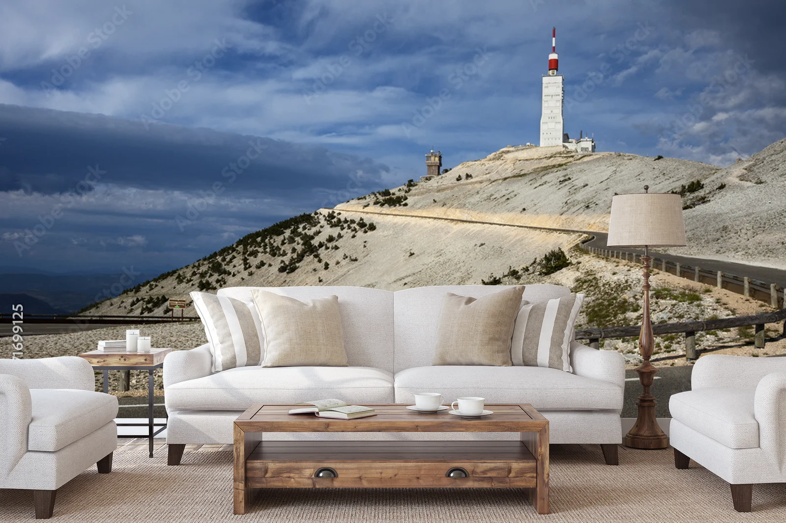 Malownicze pejzaże Mount Ventoux w różnorodnych tonach