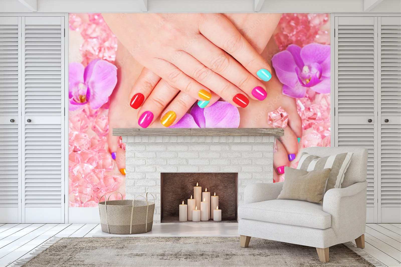 Urokliwy manicure i pedicure w pastelowych tonach
