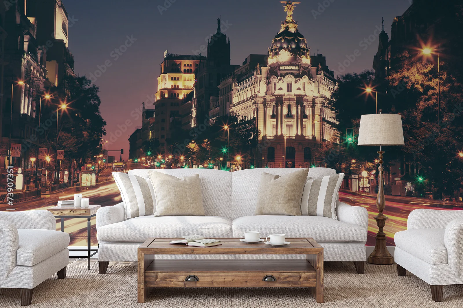 Nocne oblicze Madrytu w refleksyjnej tonacji
