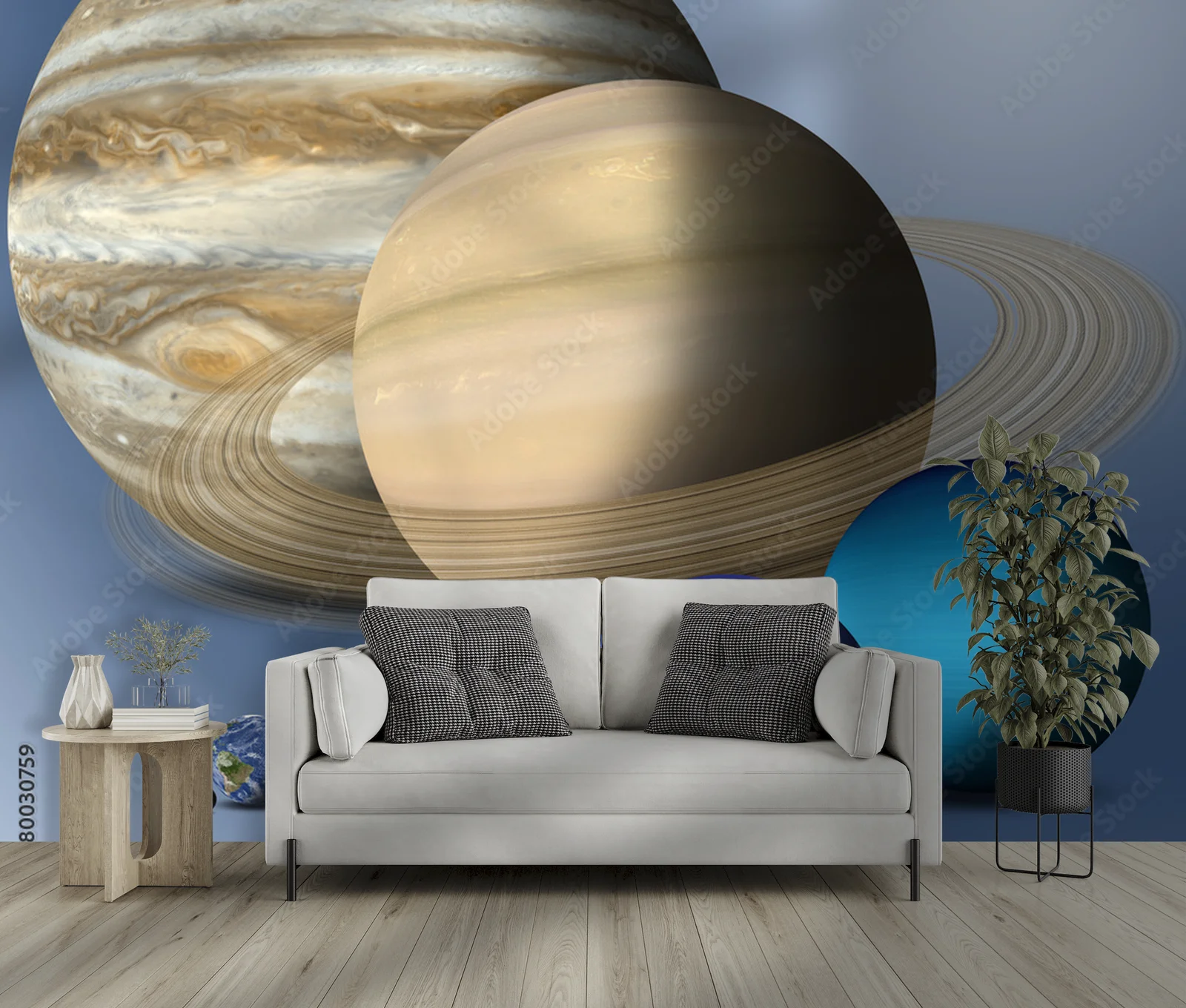 Eksploracja kosmicznych planet w głębokich odcieniach