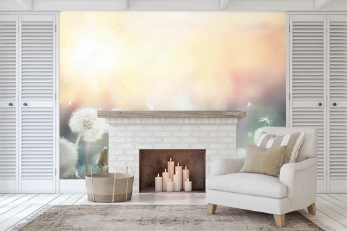 Dandelion Glow: Sunlit Fields of Nostalgia