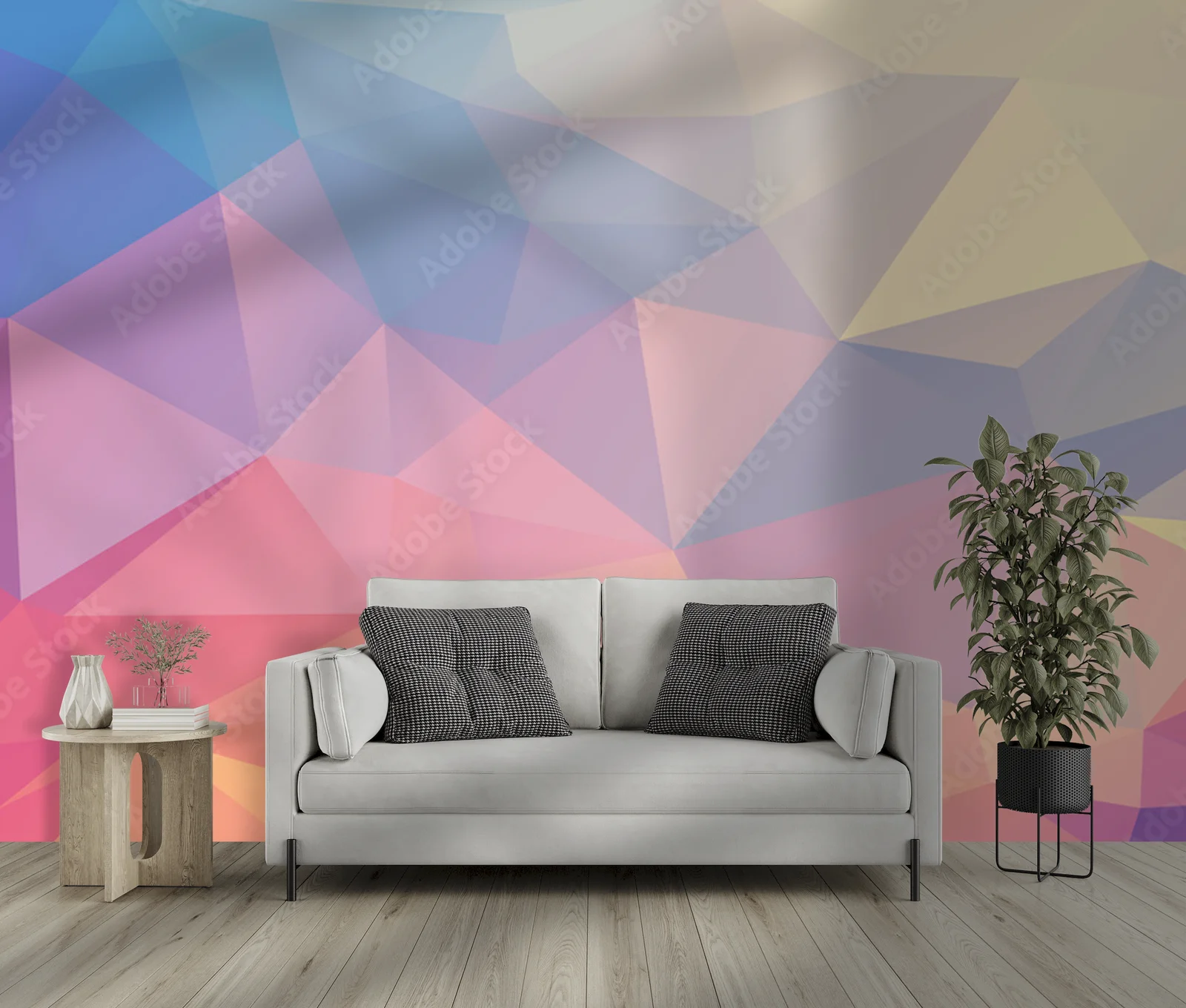 Radosne geometrie w soczystych kolorach