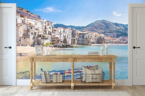 Nostalgiczny widok portu w Cefalu