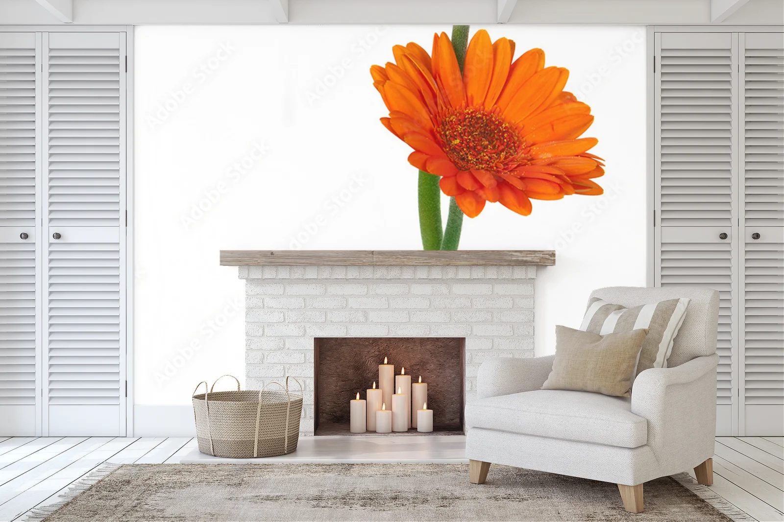 Promienna gerbera w odcieniach radości