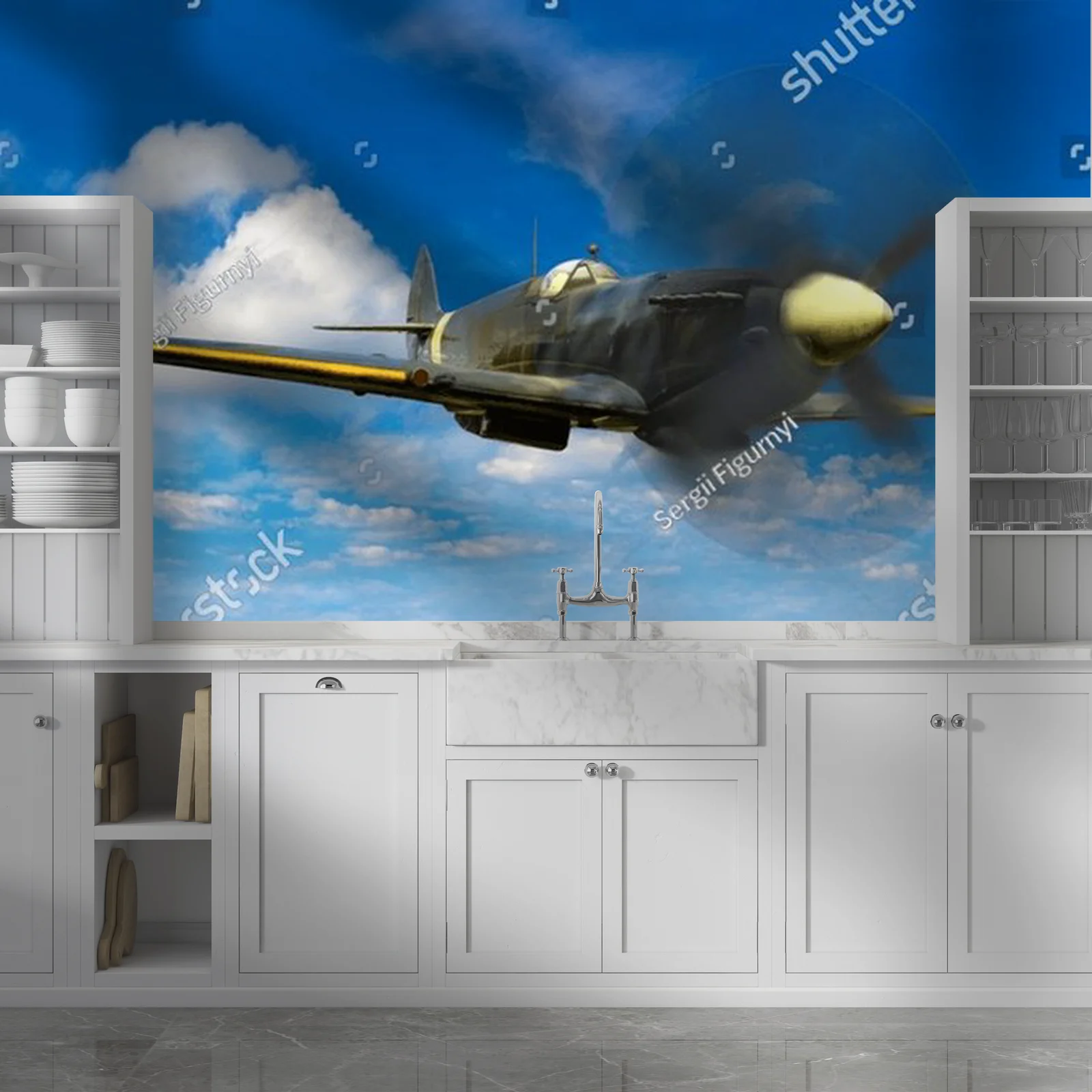 Ikona historii: Spitfire w błękitnym niebie