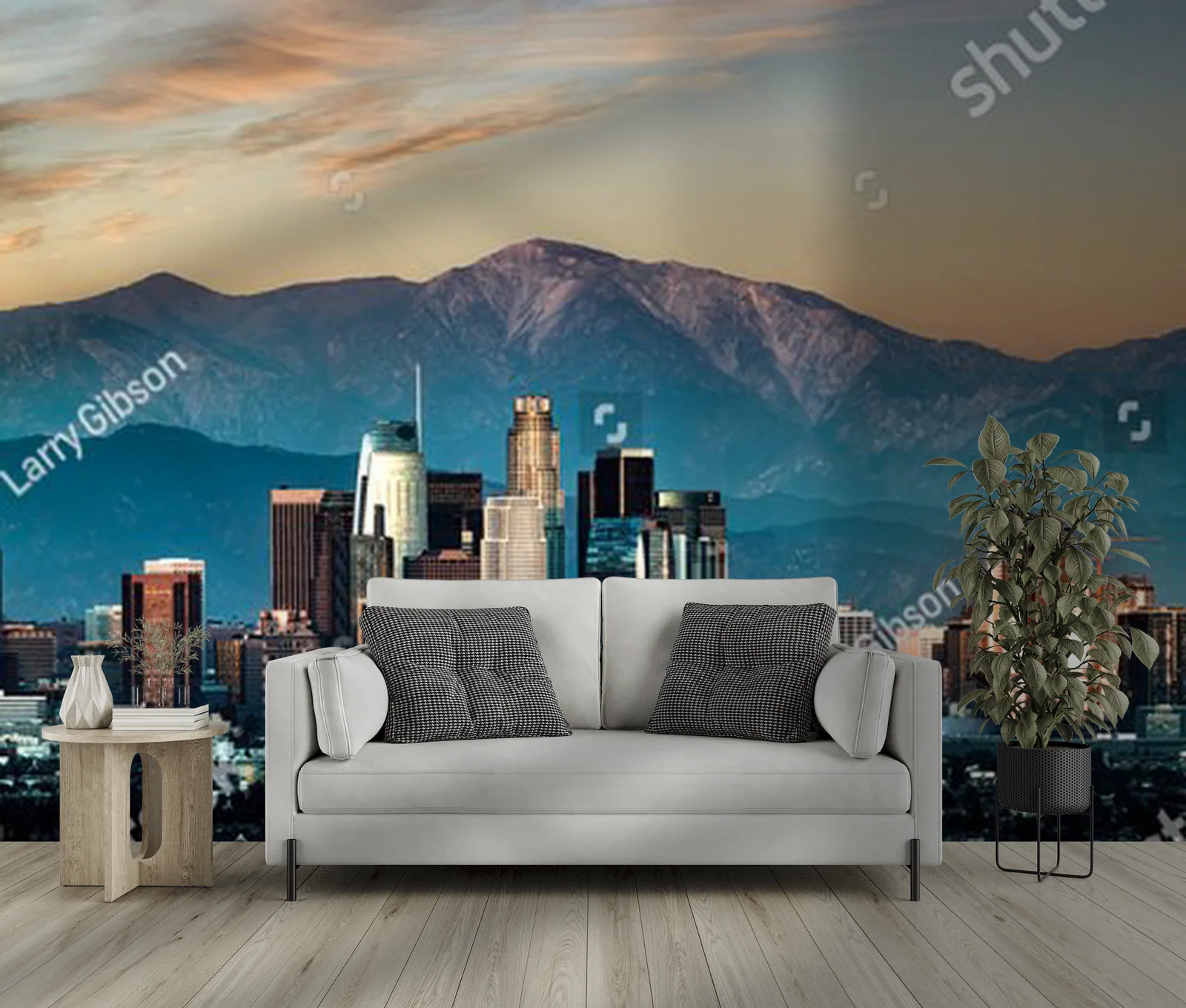 Urok Los Angeles o zachodzie słońca