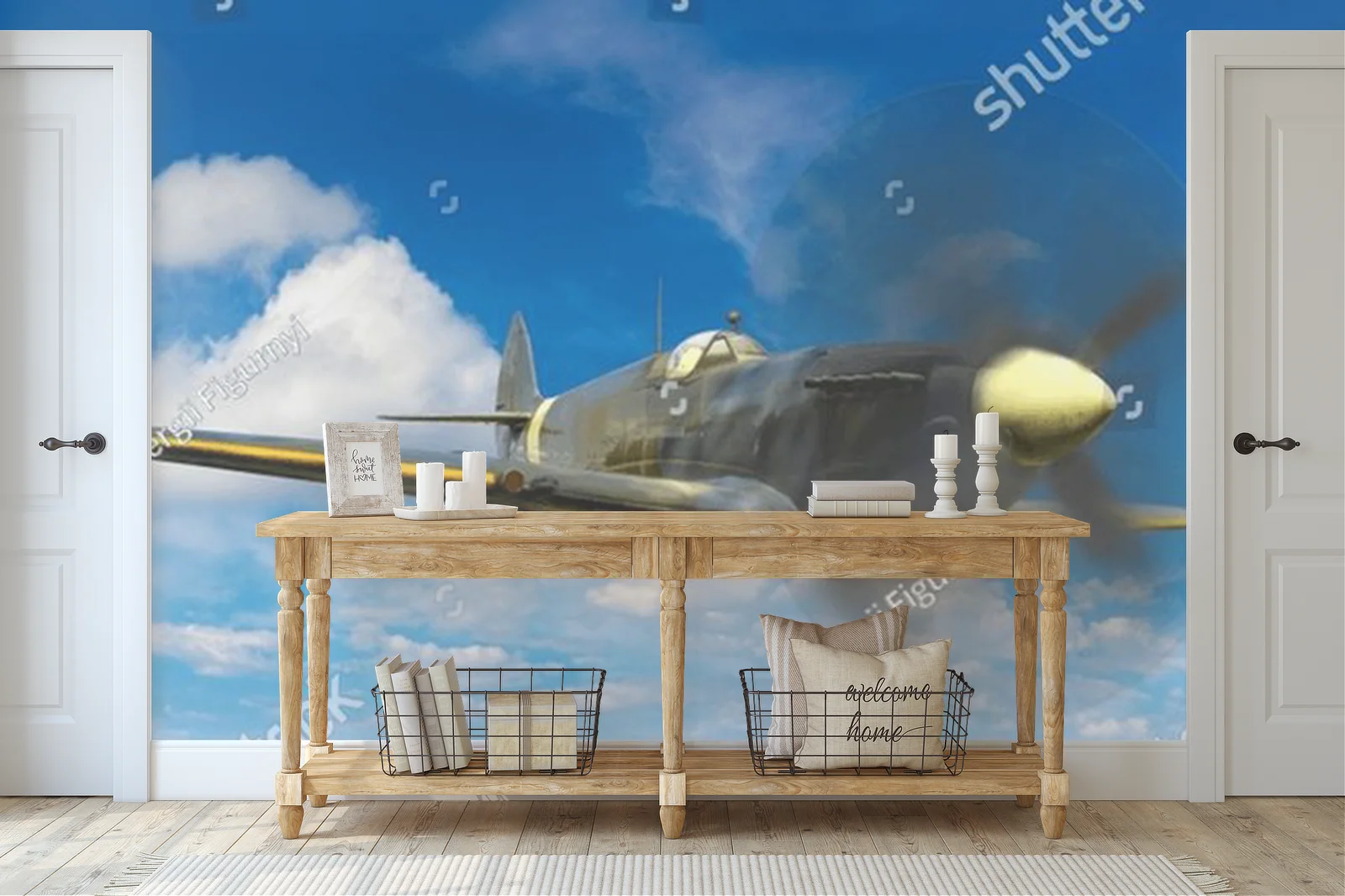 Ikona historii: Spitfire w błękitnym niebie