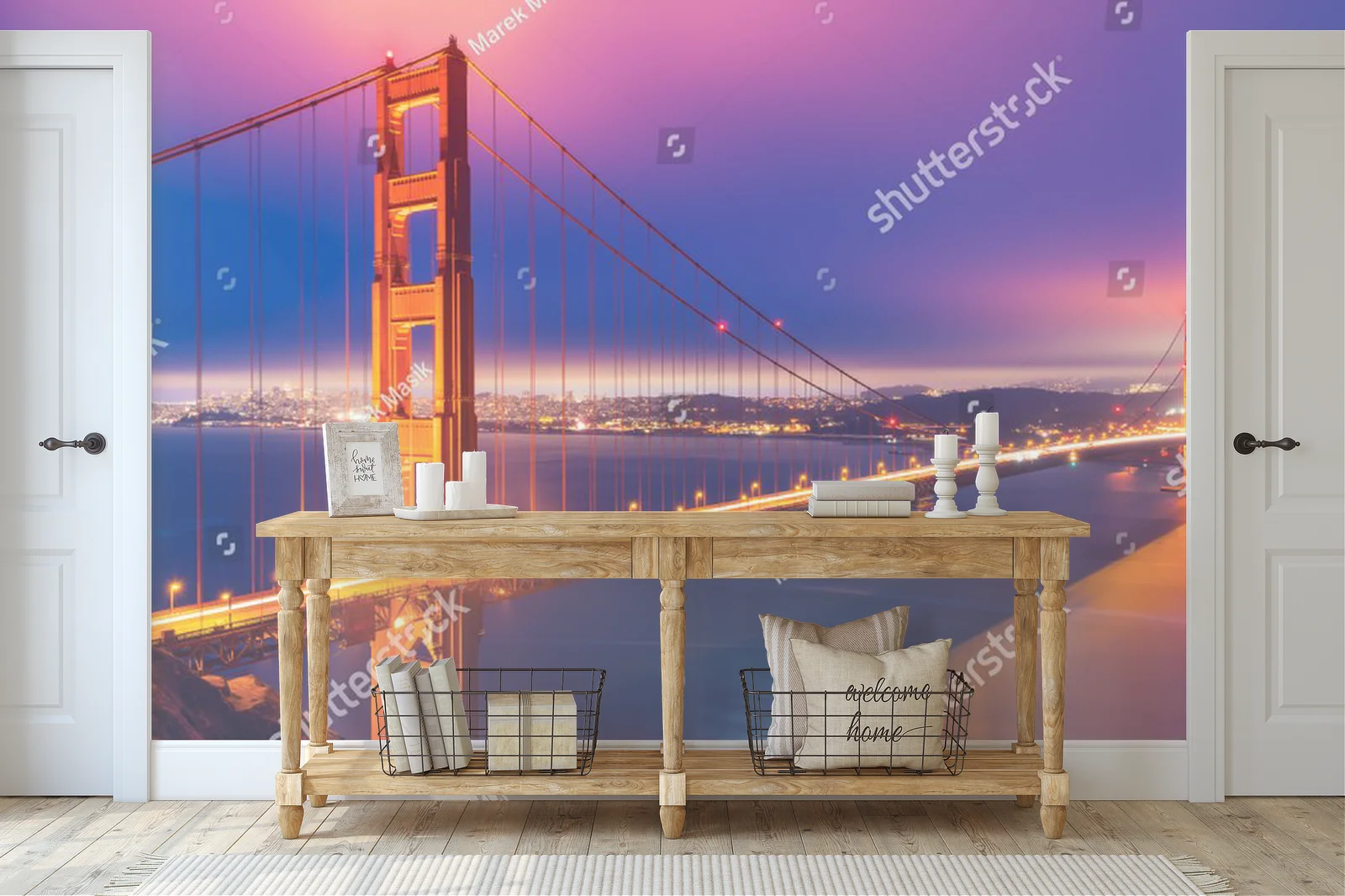 Złociste refleksy nad Zatoką San Francisco