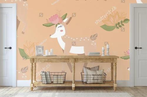 Urocze ilustracje leśnych jelonków dla dzieci