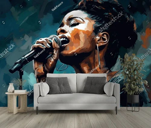 Jazzowy urok Afro Amerykańskiej wokalistki