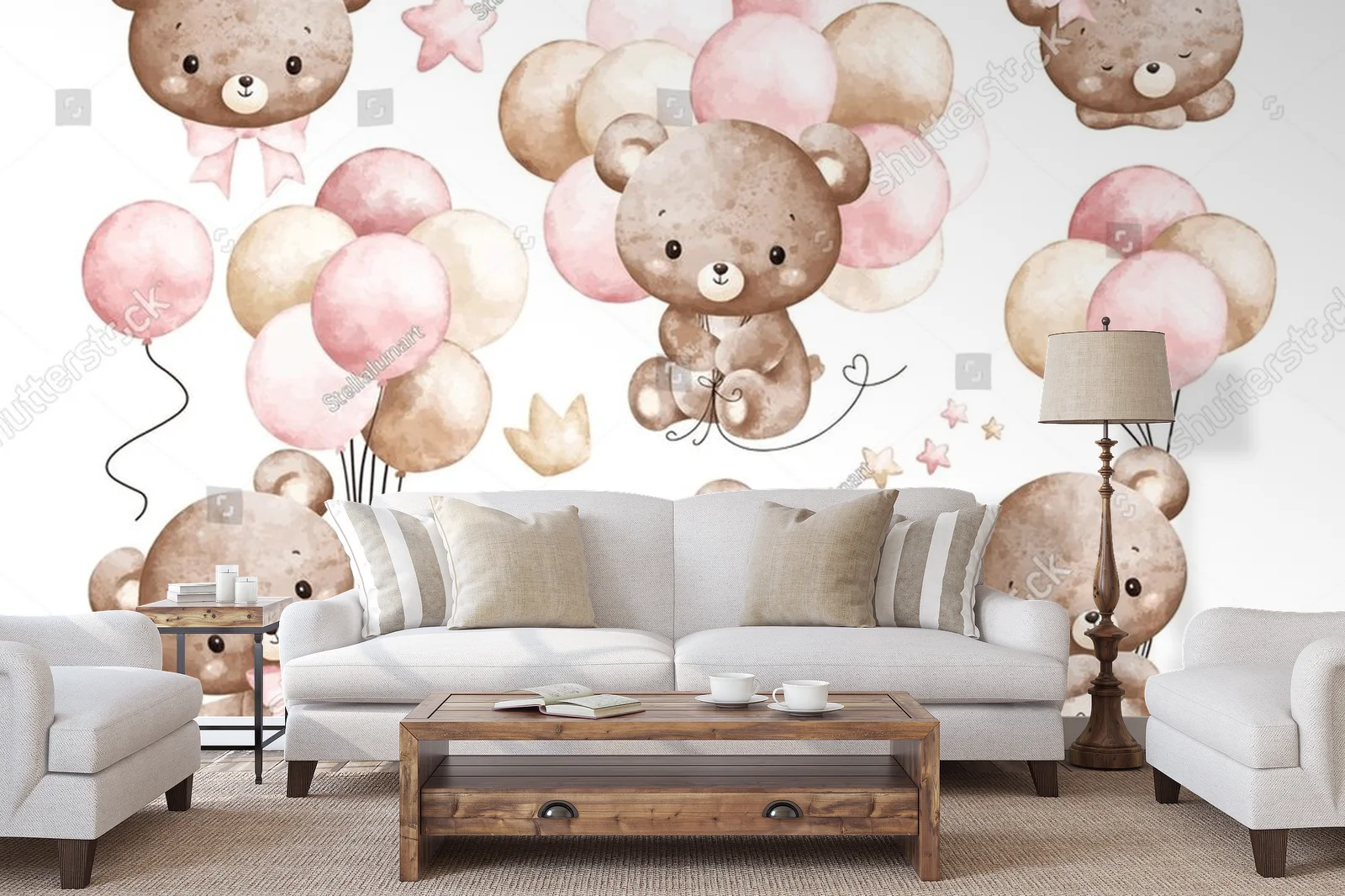 Urocze misie w pastelowych balonach