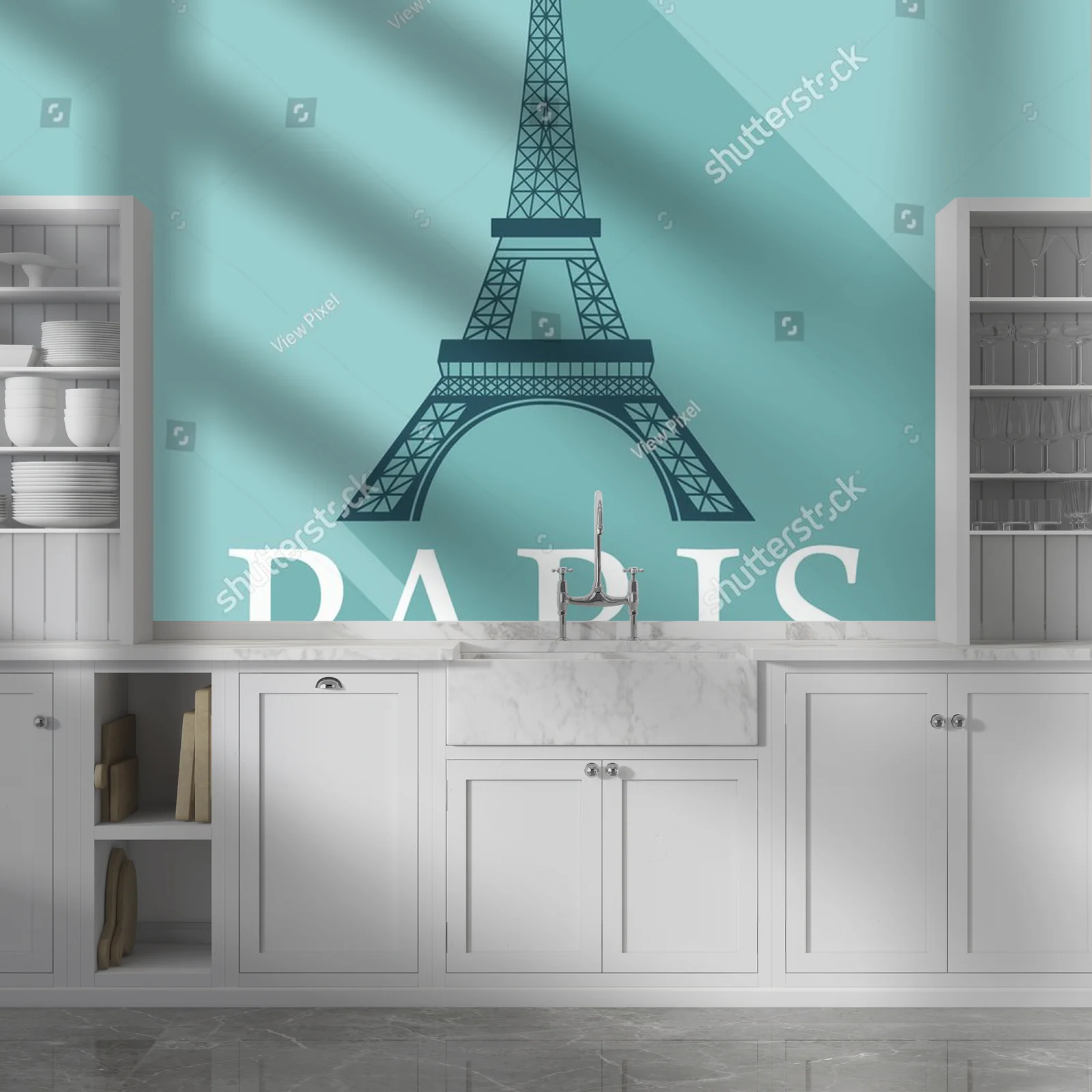 Architektura Paryża w malarskich odcieniach
