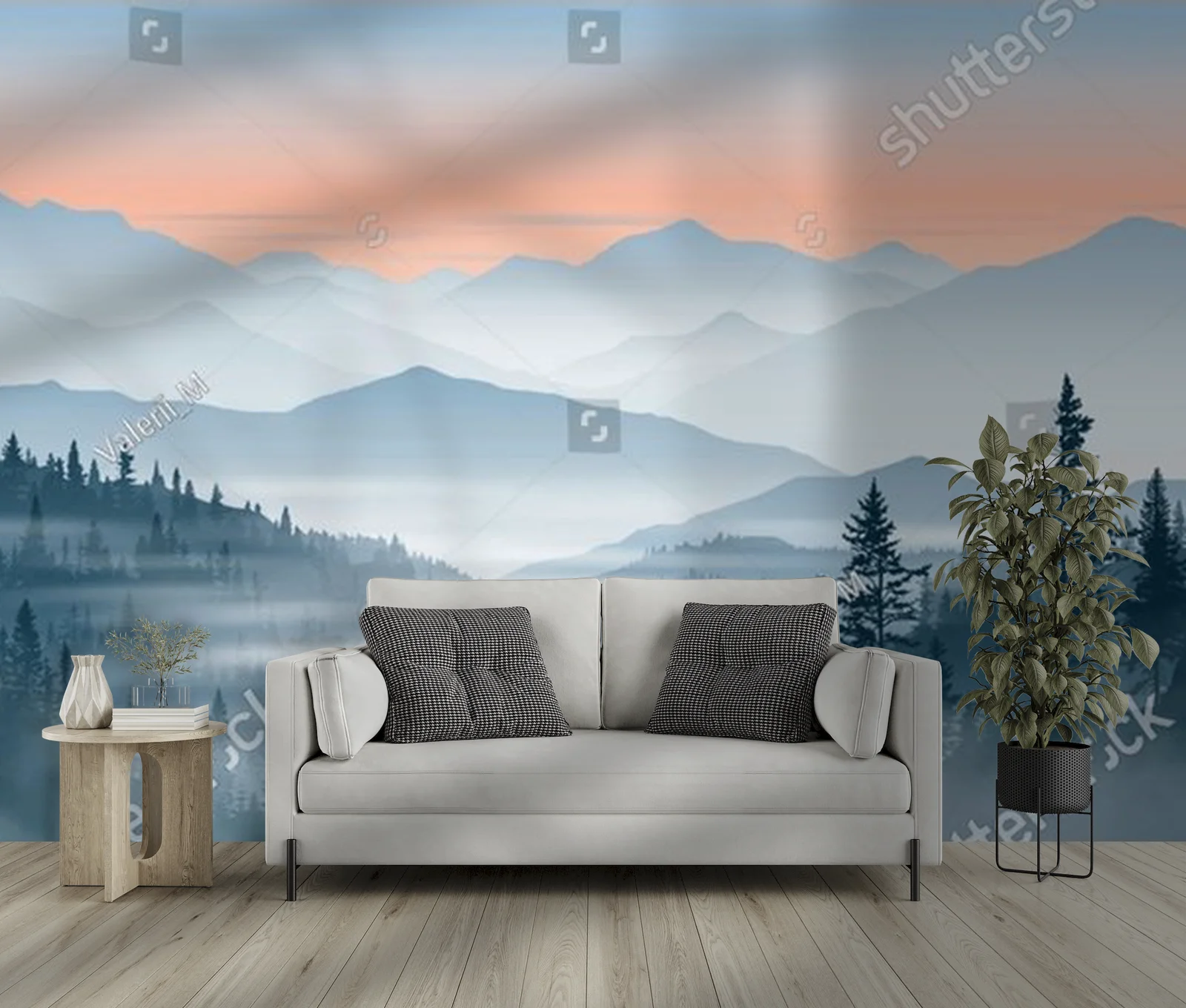 Aksamitne poranki górskich panoram