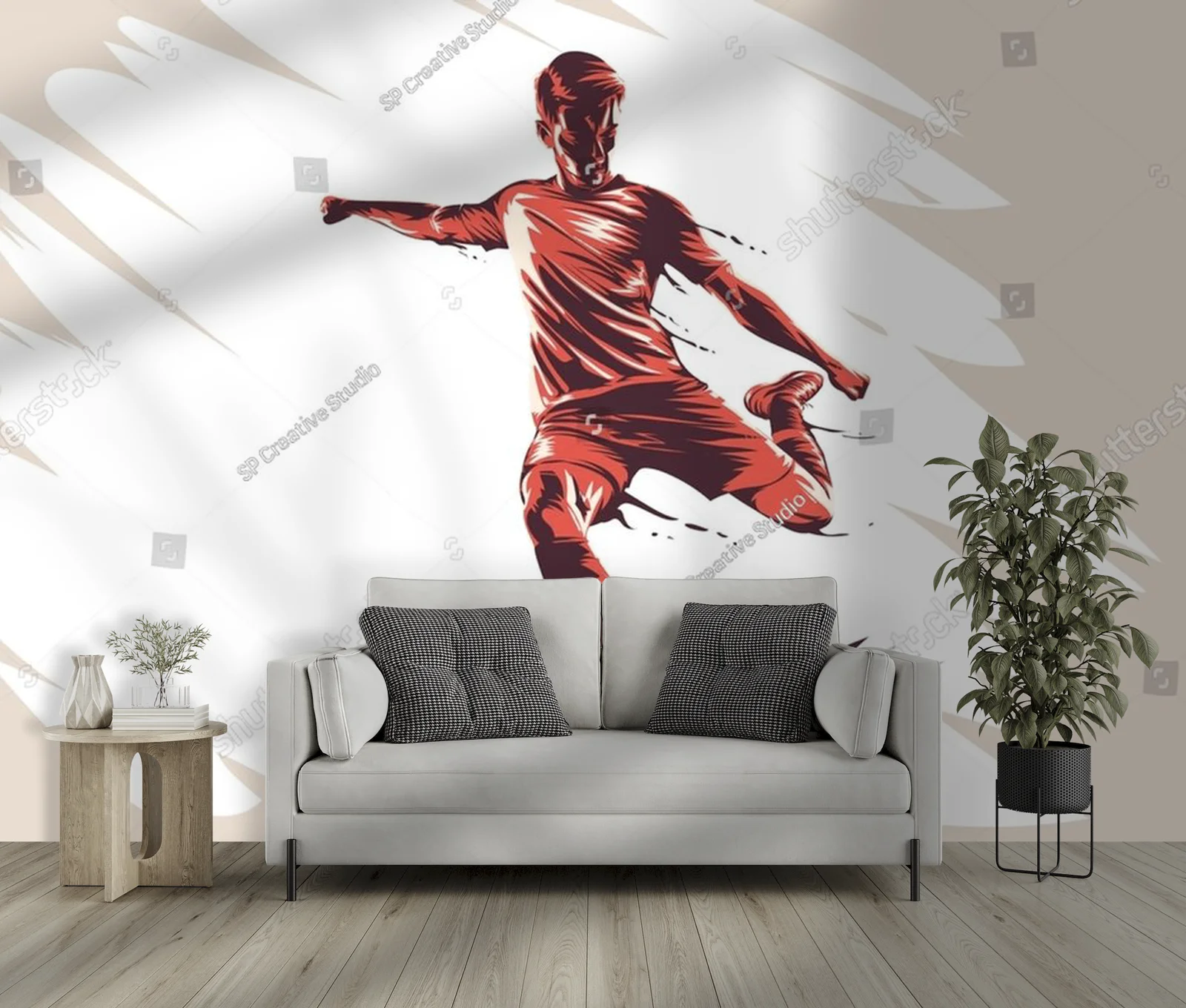 Dynamiczna chwała futbolu w białych odcieniach