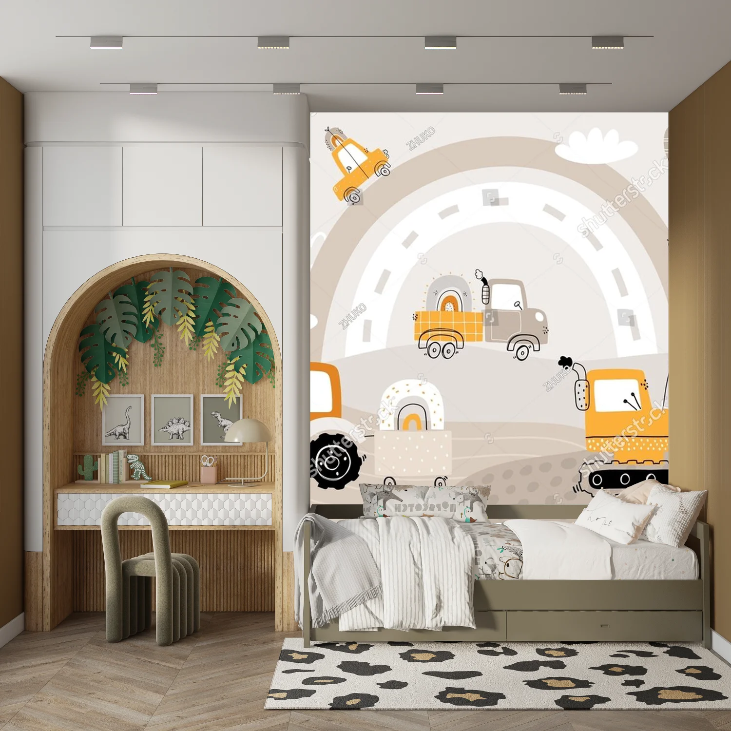 Urokliwe pojazdy w pastelowych odcieniach boho