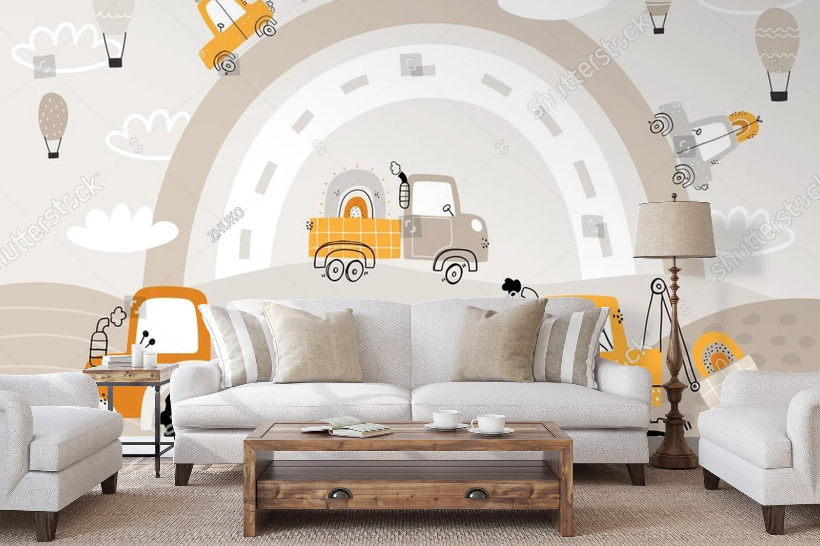 Urokliwe pojazdy w pastelowych odcieniach boho