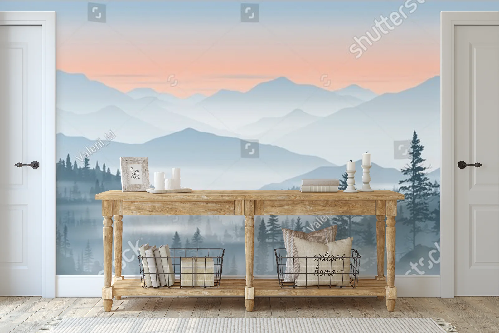 Aksamitne poranki górskich panoram