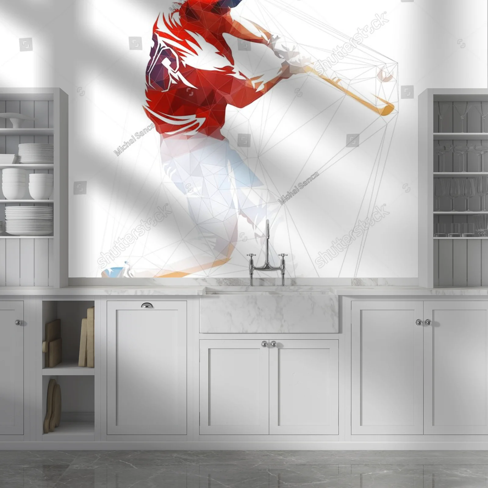 Dynamiczna kompozycja baseballowego ruchu