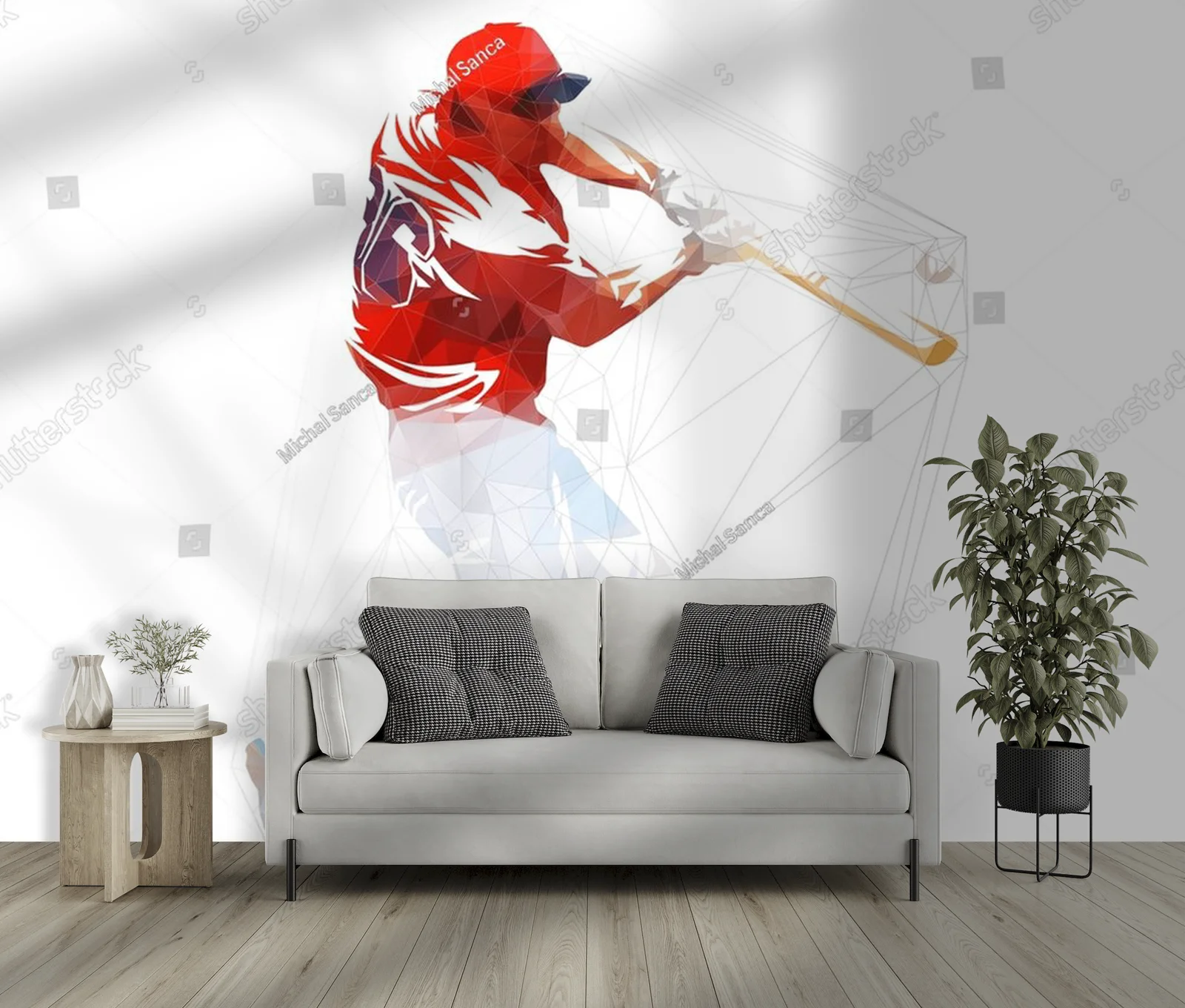 Dynamiczna kompozycja baseballowego ruchu