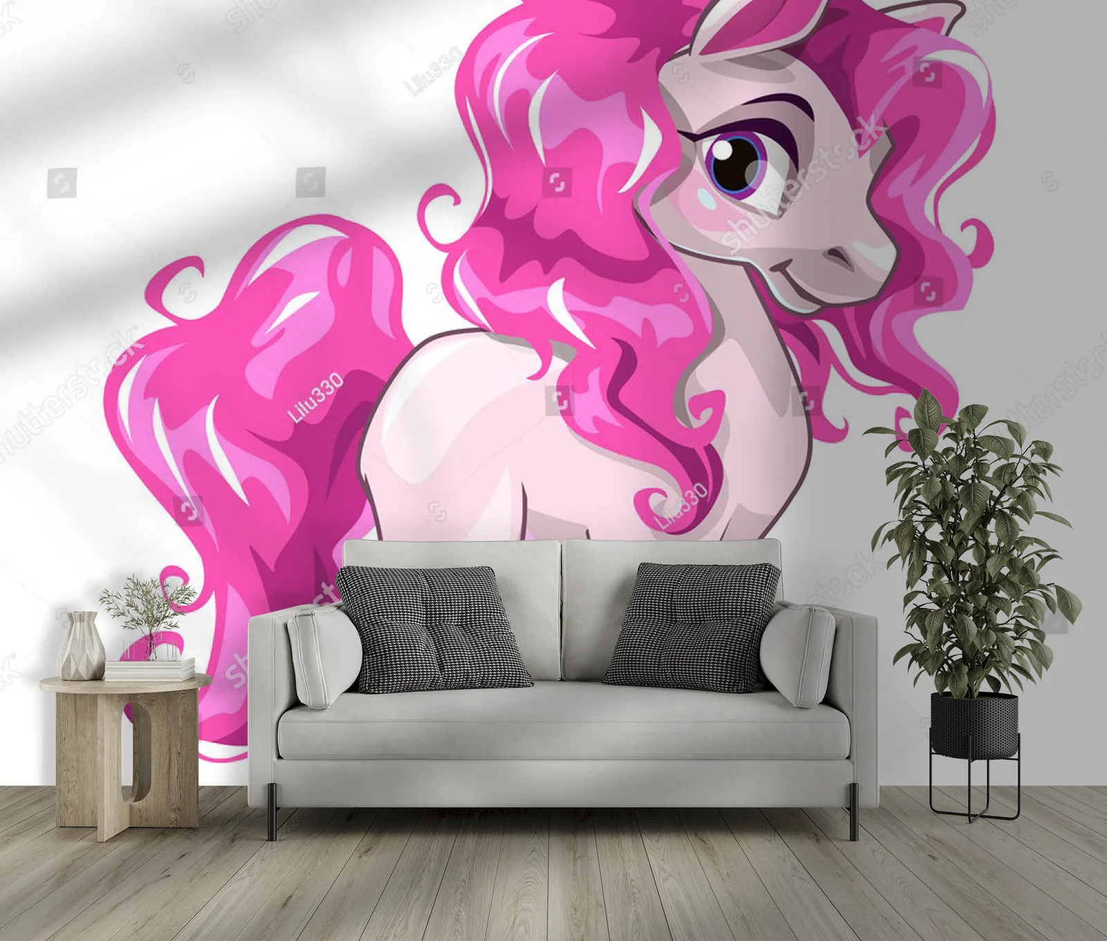 Urocza księżniczka w pastelowym świecie pony