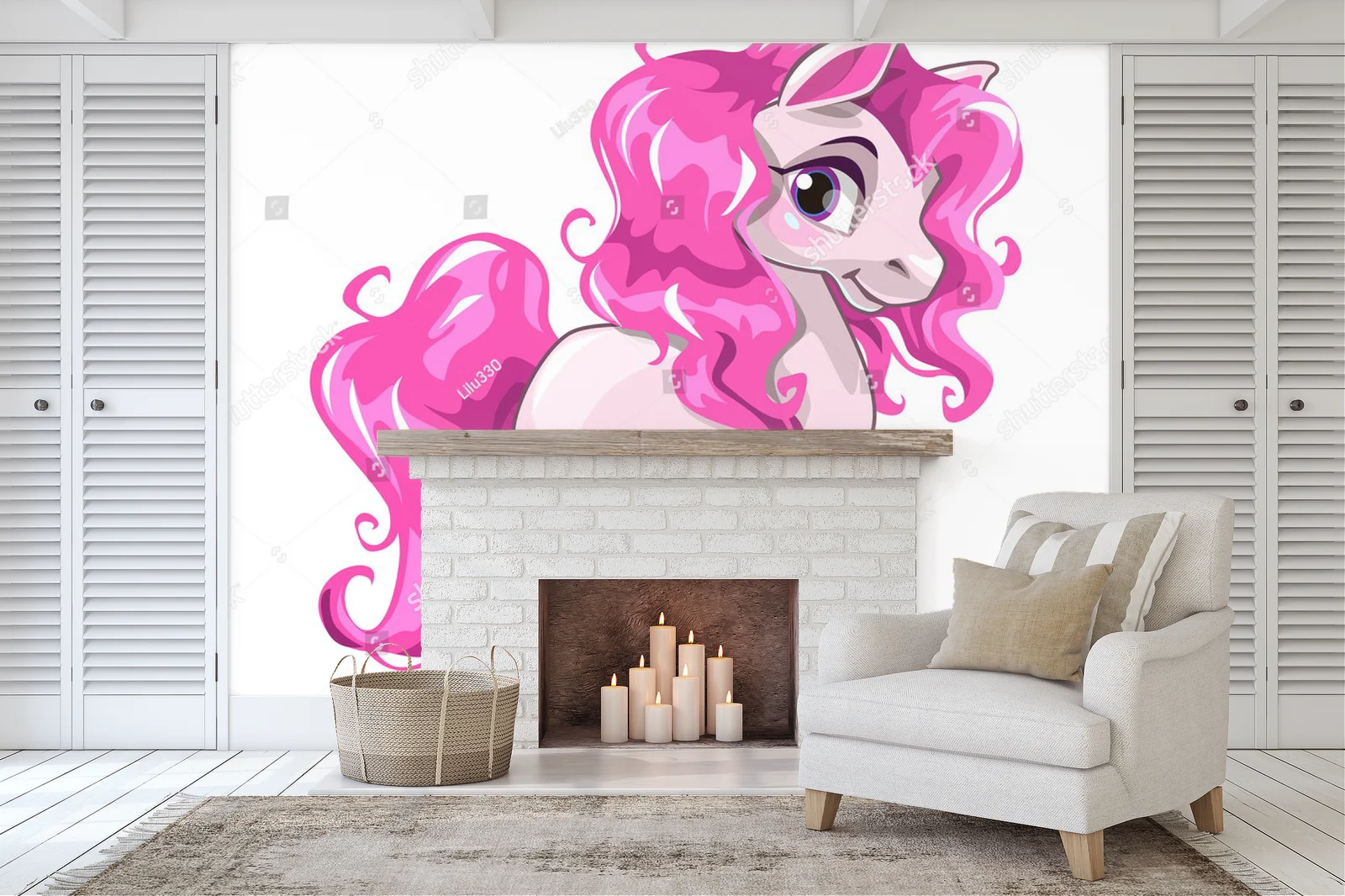 Urocza księżniczka w pastelowym świecie pony