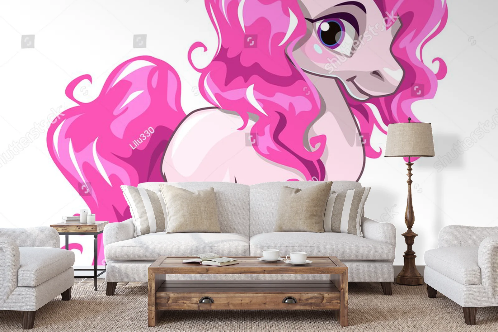 Urocza księżniczka w pastelowym świecie pony