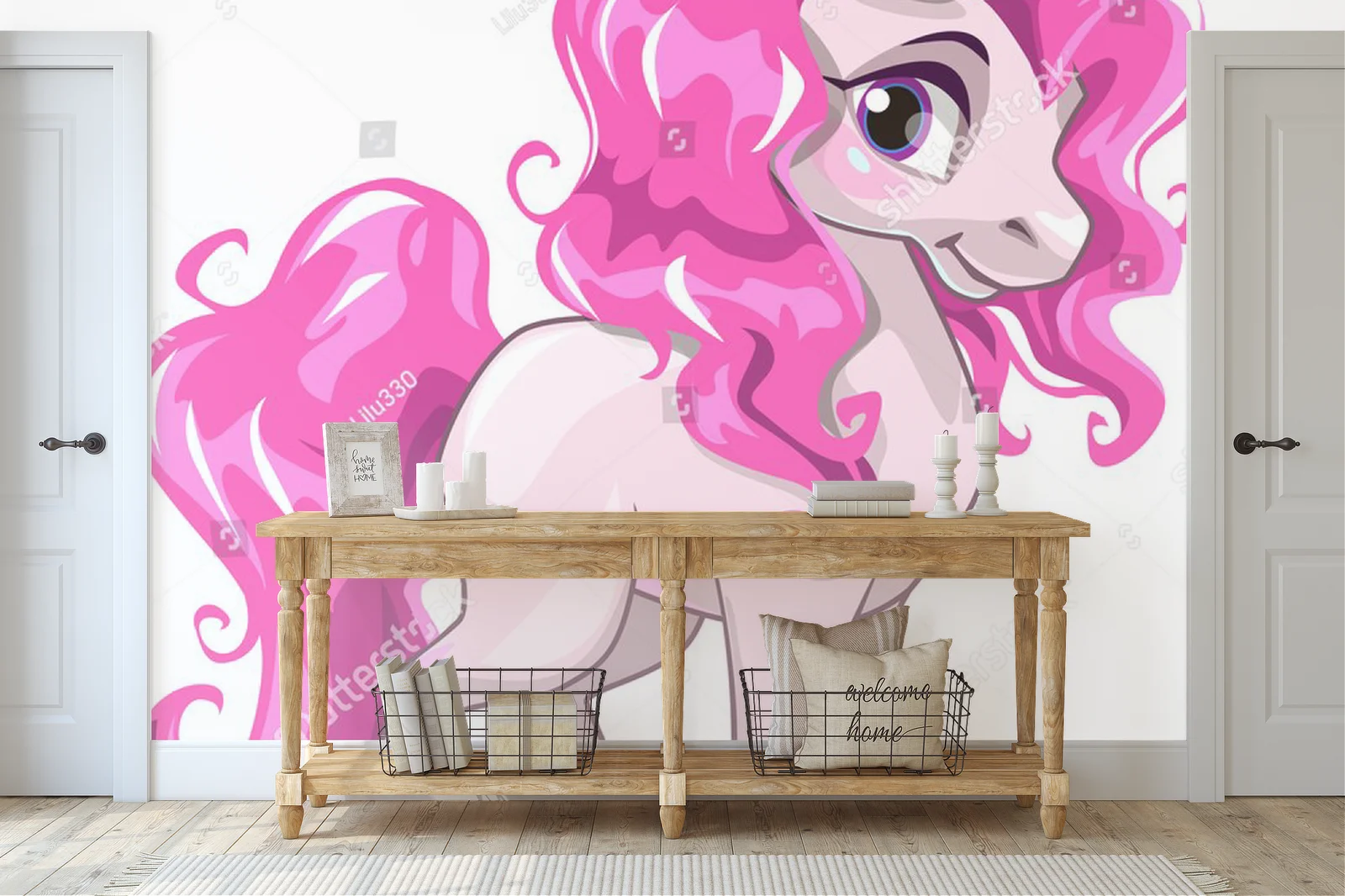 Urocza księżniczka w pastelowym świecie pony