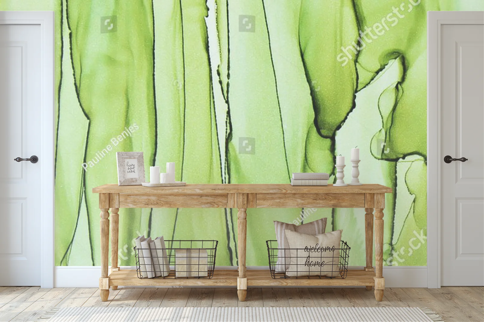 Peridotowa magia natury w abstrakcyjnej formie