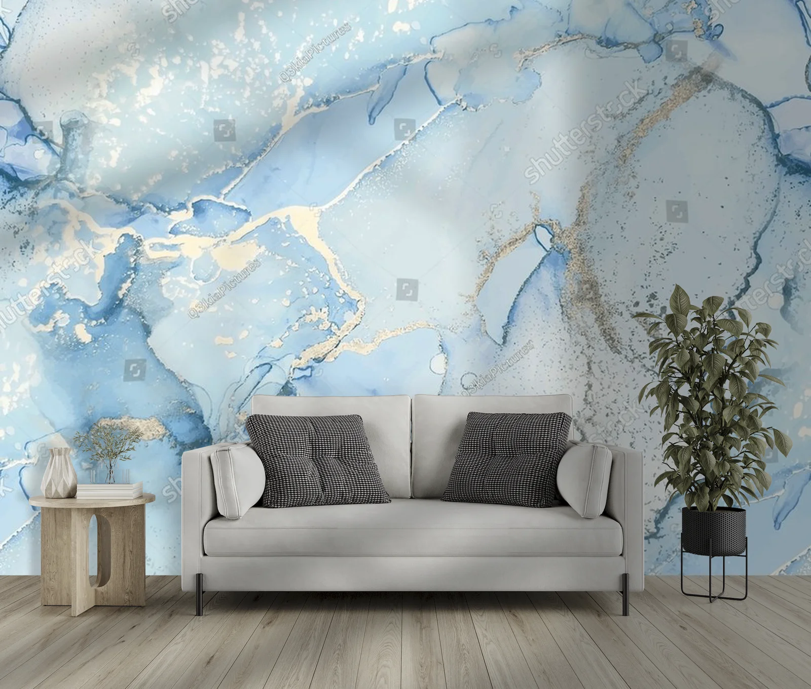 Marble Watercolor: Elegancja w Pastelowych Odcieniach