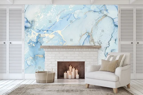 Marble Watercolor: Elegancja w Pastelowych Odcieniach
