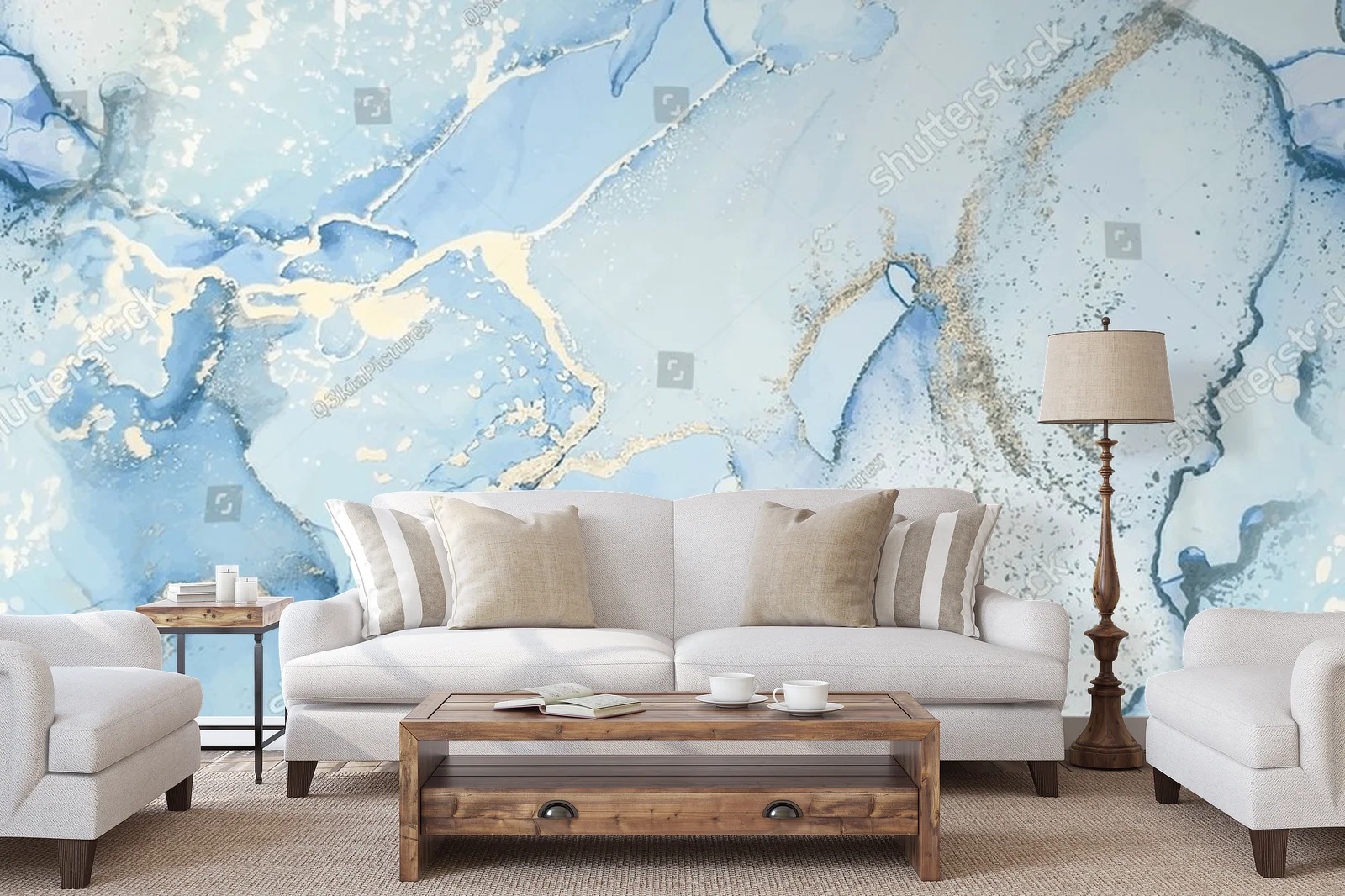 Marble Watercolor: Elegancja w Pastelowych Odcieniach